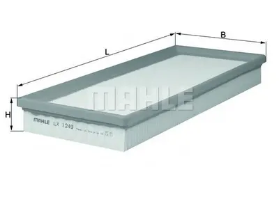 Filtru aer MAHLE ORIGINAL LX 1249