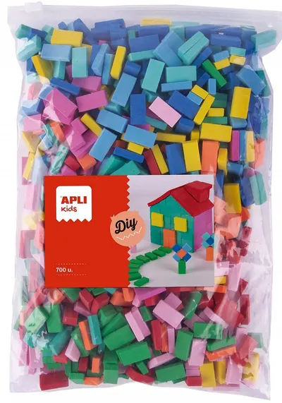 Cărămizi decorative Apli Kids - 700 de bucăți