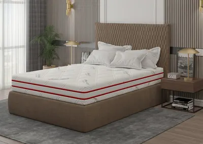 Saltea cu memorie Somnart Memory HypoallergenicMed Antibacteria 90 x 200 x 18 cm cu husa detasabila
