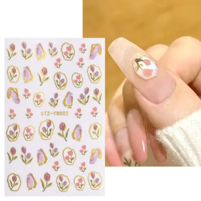 Abtibilduri unghii Marquise, STICKER87, Multicolor