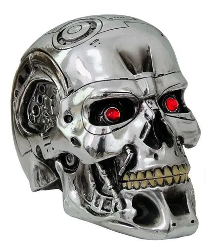 Cutie de depozitare Nemesis Now Movies: Terminator - T-800 Skull, 18 cm