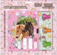 Jurnal secret Derform Horses - Cu ștampile și accesorii