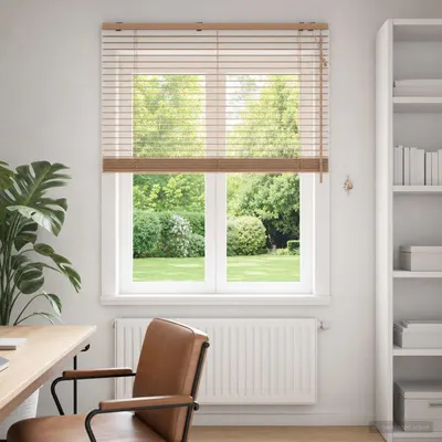 vidaXL Jaluzea venetiană Aspect Stejar 100 x 160 cm 35 mm