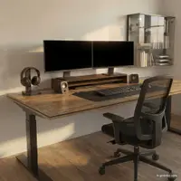 vidaXL Suport pentru monitor stejar maro 100x24x13 cm lemn prelucrat