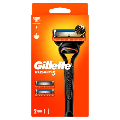 Aparat de ras pentru barbati Fusion5 + rezerva, 1 bucata, Gillette