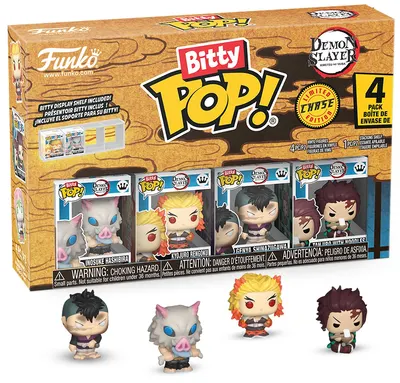 Set mini figurine Funko Bitty POP! Animation: Demon Slayer - 4 piese (Seria 3)