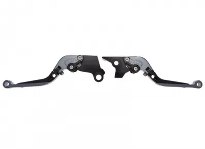 Set 2 manete frana si ambreiaj reglabile si rabatabile, Benelli Trk 502 2017-2019, culoare gri negru