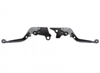 Set 2 manete frana si ambreiaj reglabile si rabatabile, Benelli Trk 502 2017-2019, culoare gri negru
