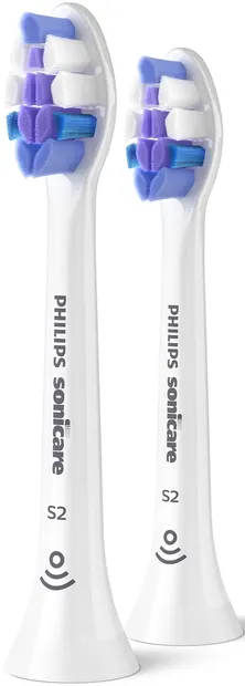 Capete de rezervă Philips Sonicare - Sensitive S2, 2 buc, albe