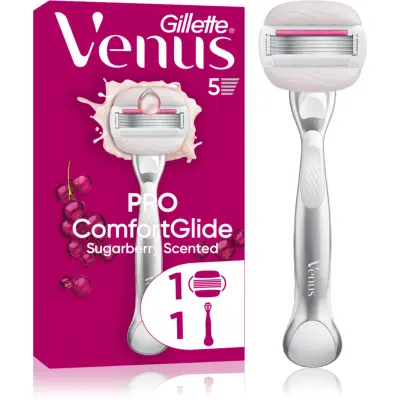 Gillette Venus ComfortGlide Sugarberry aparat de ras cu capăt interschimbabil 1 buc