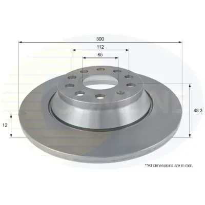 Disc frana COMLINE ADC2613