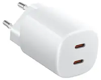 Încărcător Xiaomi - 45W Nano Turbo, 2x USB-C, alb