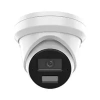Camera supraveghere IP Dome cu iluminare duala Hikvision AcuSense DS-2CD2343G2-LI2U/SL, 4 MP, 2.8 mm, IR/lumina alba 30 m, microfon dual si difuzor, slot card, sirena, lumina stroboscopica, PoE