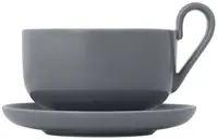 Set 2 cești de ceai Blomus - Ro, 230 ml, gri