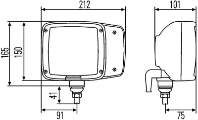 Far dreapta (halogen, H3 H7 P21W T4W, culoare semnalizator: portocaliu)