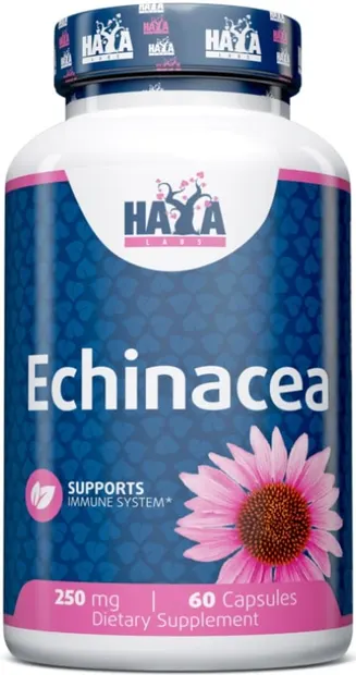 Echinacea, 250 mg, 60 capsule, Haya Labs