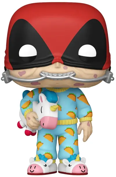 Figurină Funko POP! Marvel: Deadpool - Sleepover Deadpool #1344