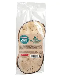 VERSELE-LAGA Menu Nature 2 jumatati nuca de cocos cu umplutura de seminte 400 g hrana pasari salbatice