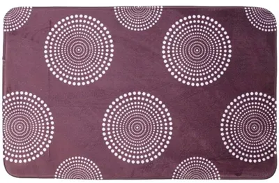 Covoraș de baie Inter Ceramic - Coral fleece, 50 x 80 cm, mov