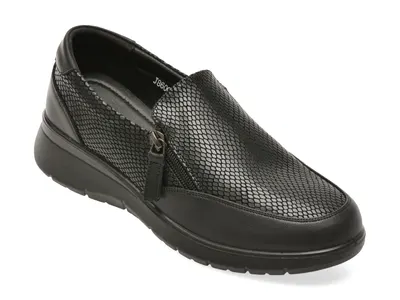 Pantofi PASS COLLECTION negri, J860021, din piele naturala