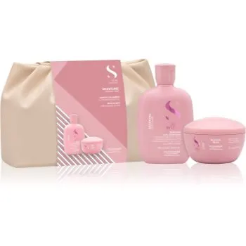 Alfaparf Milano Semi di Lino Moisture Duo Kit set cadou pentru par uscat