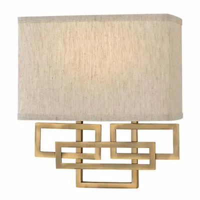 Aplica Lanza 2 Light Wall Light – Brushed Bronze
