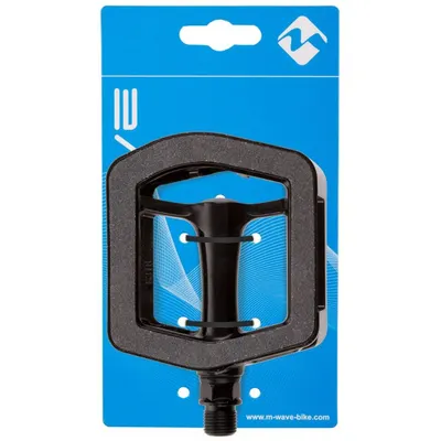 Pedale aluminiu M-WAVE Non-Slip STEADY SAND pe rulmenți
