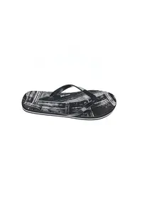 Papuci fli-flop cu logo - Negru