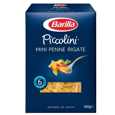 Paste mini penne rigate, Barilla, 500g Engros