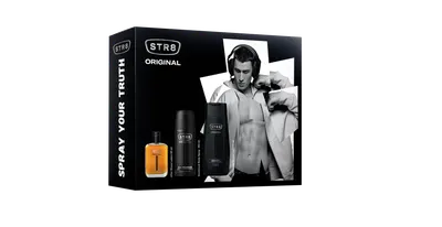 Set Lotiune dupa ras 50ml + Deodorant spray pentru corp 150ml + Gel de dus 250ml Original, 1 bucata, STR8