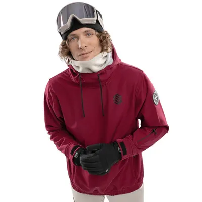 Jachetă de snowboard pentru bărbați W1 Groenland Maroon