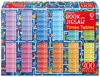 Puzzle Usborne din 300 piese - Tabele de înmulțire