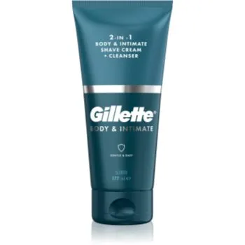 Gillette Body&Intimate 2in1 Shave Cream produs pentru ras inghinal cu emulsie de spălare pentru barbati