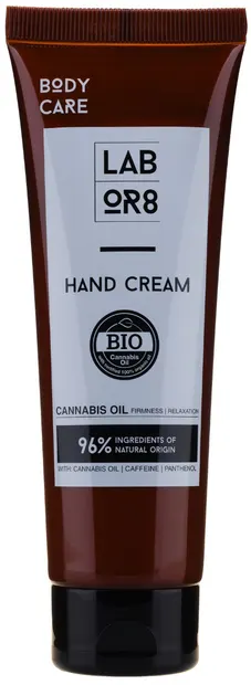 Labor8 Hemp Crema de mâini cu ulei de cânepă, 75 ml