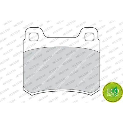 Set placute frana, frana disc FERODO FDB328