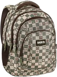 Ghiozdan școlar BackUp 8 A - Cute Checkered,cu 4 compartimente