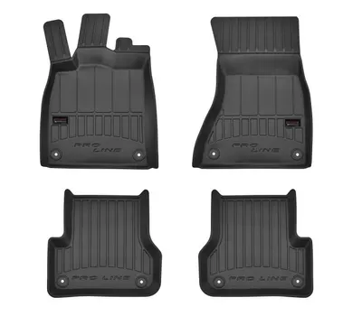 Covorase auto (set, cauciuc, 4 bucati, culoare negru) AUDI A6, A6 ALLROAD intre 2010-2018