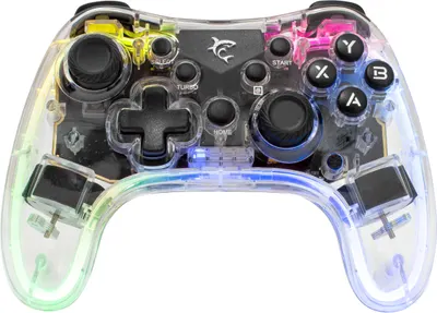 Controler fără fir White Shark - LEGION, transparent