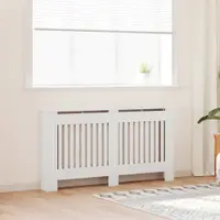 Mască de calorifer, dulap radiator, alb, 152 cm, lemn prelucrat