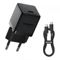 Incarcator Retea Cu Cablu USB-C Baseus Palm, 20W, 3A, 1 x USB-C, Negru P10111602113-01