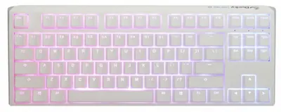Tastatură mecanică Ducky - One 3 Pure White TKL, Clear, RGB, albă