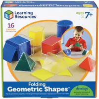 Kit educațional Learning Resources -Forme geometrice, 16 piese