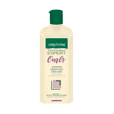 Sampon hidratant pentru par cret Tratament Expert, 250ml, Gerovital