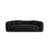 Canapea modulară neagră extensibilă 264 cm Martina – Micadoni