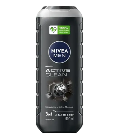 Gel de dus Active Clean, 500ml, Nivea