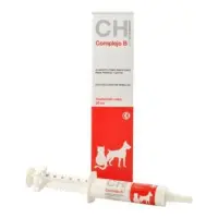 CHEMICAL IBERICA Vitamina B Complex, supliment multivitamine, piele & blană câini, pastă orală CHEMICAL IBERICA Vitamina B Complex, XS-XL, supliment multivitamine, piele & blană câini și pisici, seringă gradată, 30ml pastă orală