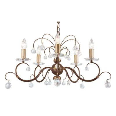 Corp de iluminat suspendat, lustra Lunetta 5 Light Chandelier