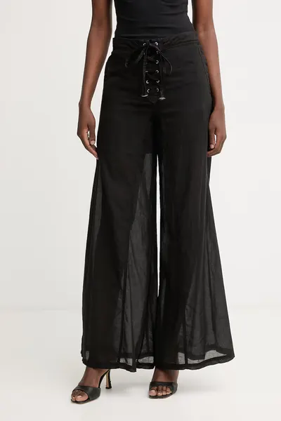 Pinko pantaloni pentru femei, din bumbac