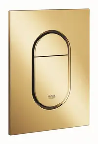 Placa de actionare Grohe Arena Cosmopolitan 37624GL0, marimea S, dubla actionare, 13 x 17.2 cm, verticala, lucios, Cool sunrise