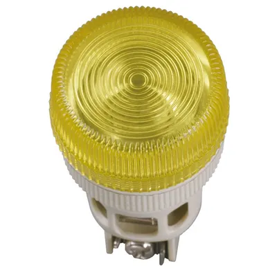 Lampa semnalizare ENR-22 cylinder d22mm galben neon /240V cylinder